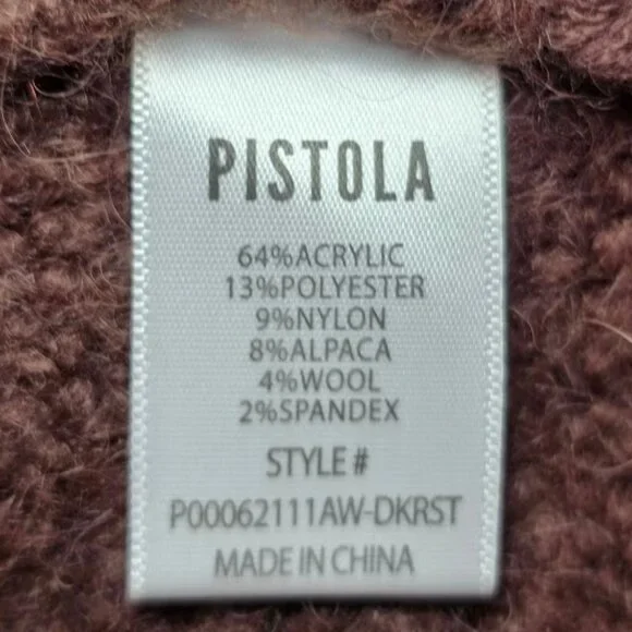 NWT Pistola Joy Sweater in Dark Roast M - Picture 11 of 12